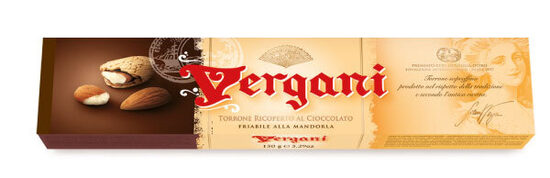 Vergani Soft Chocolate Torrone 150g